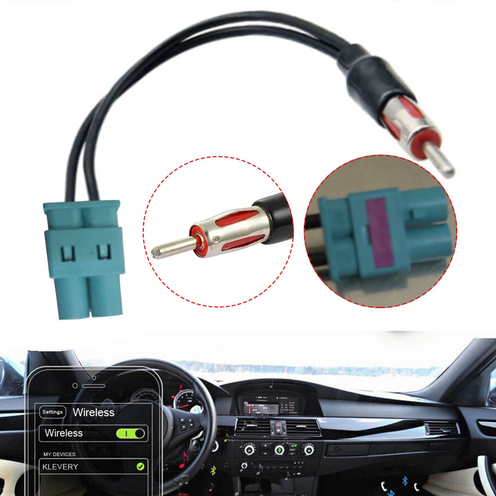 Car Audio Cable Adaptor Antenna Dual Fakra - Din Aerial Antenna Adaptor Dual Fakra RF Radio Antenna for VW RNS510 RCD510 Jetta