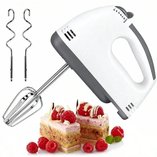 Electric Handheld Egg Beater, Stand Mixer, Small Automatic Cream Whipping Machine For Home Baking, 5 Speed Settings, Electric Egg Beater For Home Use, Handheld Electric Egg Beater.