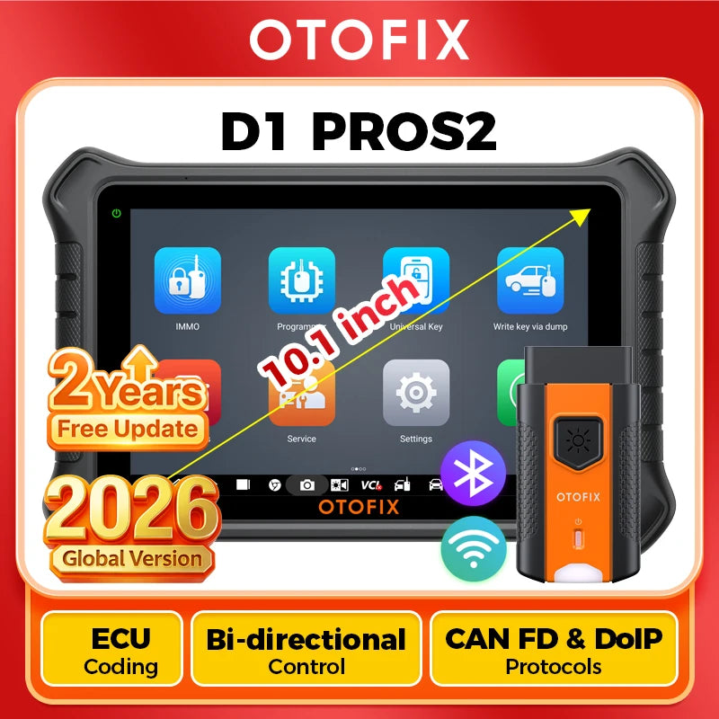 OTOFIX D1 PROS2 Diagnostic Scanner ECU Coding Bi-Directional Control Diagnostic Tools CANFD DoIP 2 Years Update D1 PROS