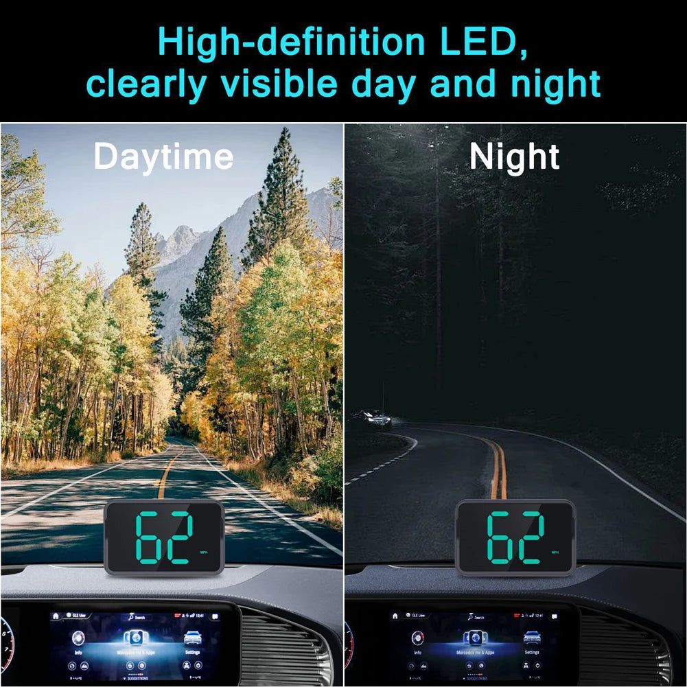Universal Head Up Display GPS HUD Digital Speedometer for All Car Truck Plug and Play Auto Part