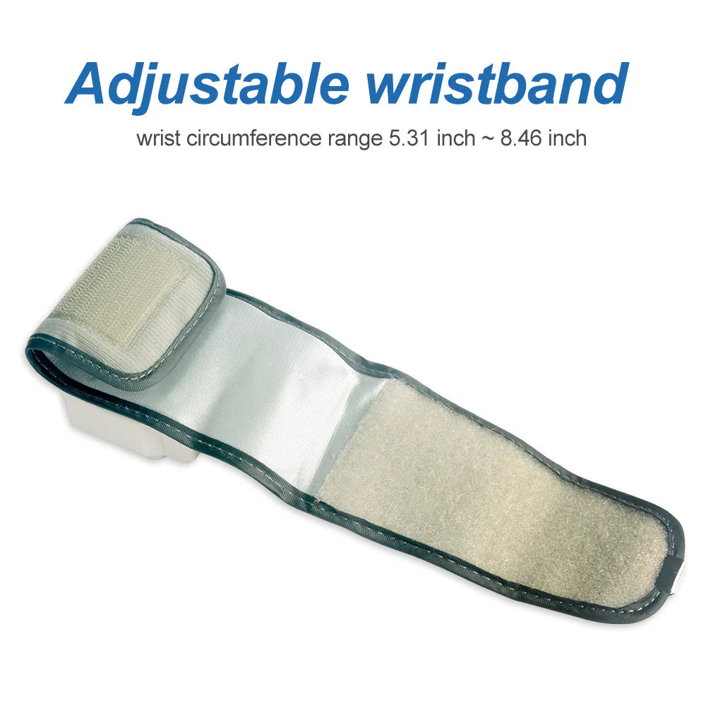 Blood Pressure Monitors for Home Use Rechargeable Wrist Digital BP Machine Cuff with LED Backlit Display, 2 Users with Carrying